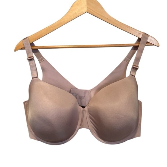 Soma Vanishing 360 Perfect Molded Cup Smooth Beige Tan Full Coverage Bra Sz 40DD - Picture 1 of 6